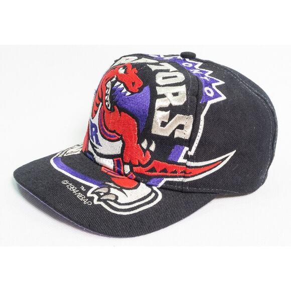 Vintage 1994 Toronto Raptors “The Game” Big Giant Logo Snapback Hat RARE - Picture 8 of 15